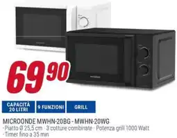 Trony HYUNDAI MICROONDE MWHN-20BG-MWHN-20WG offerta