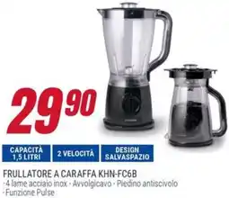 Trony HYUNDAI FRULLATORE A CARAFFA KHN-FC6B offerta