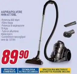 Trony HYUNDAI ASPIRAPOLVERE HHN-AT70IBL offerta