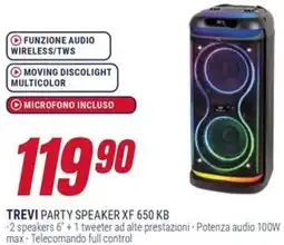 Trony TREVI PARTY SPEAKER XF 650 KB offerta