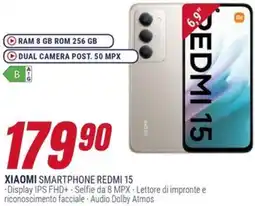 Trony XIAOMI SMARTPHONE REDMI 15 offerta
