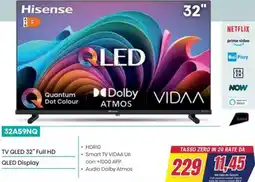 Trony Hisense TV QLED 32" Full HD 32A59NQ offerta
