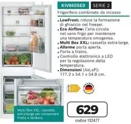 Trony BOSCH Tecnologia per la vita KIV865SE0 offerta