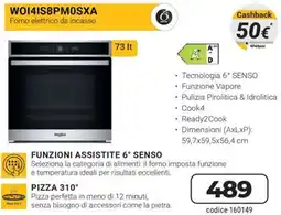 Trony Whirlpool WO141S8PMOSXA offerta
