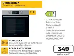 Trony Whirlpool OMR58HROX offerta