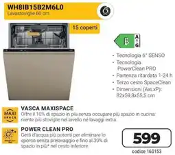 Trony Whirlpool WH8IB15B2M6L0 offerta