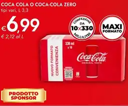 Bennet COCA COLA O COCA-COLA ZERO tipi vari offerta