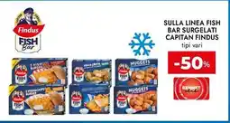 Bennet Sulla linea fish bar surgelati capitan FINDUS offerta