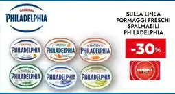 Bennet Sulla linea formaggi freschi spalmabili PHILADELPHIA offerta