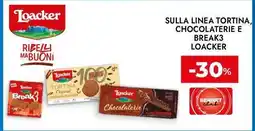 Bennet Sulla linea tortina, chocolaterie e break3 LOACKER offerta