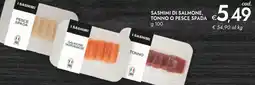 Bennet Sashimi di salmone, tonno o pesce spada offerta