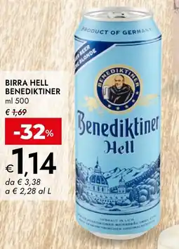 Bennet Birra hell BENEDIKTINER offerta
