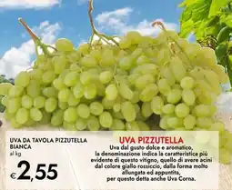Bennet Uva da tavola pizzutella bianca offerta