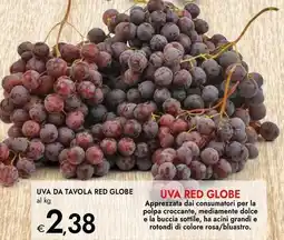 Bennet Uva da tavola red globe offerta