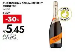 Bennet Chardonnay spumante brut MIONETTO offerta