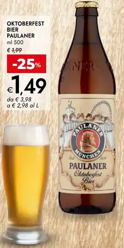 Bennet Oktoberfest bier PAULANER offerta