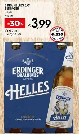 Bennet Birra helles 5,0° ERDINGER offerta