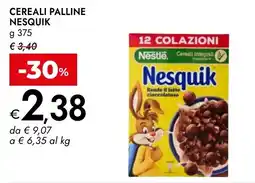 Bennet Cereali palline nesquik NESTLE offerta