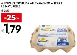 Bennet 6 uova fresche da allevamento a terra LE NATURELLE offerta