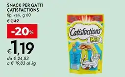 Bennet Snack per gatti CATISFACTIONS offerta