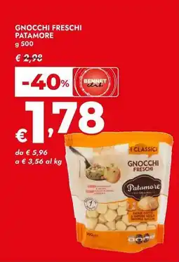 Bennet Gnocchi freschi PATAMORE offerta