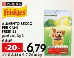 Bennet Alimento secco per cani FRISKIES offerta
