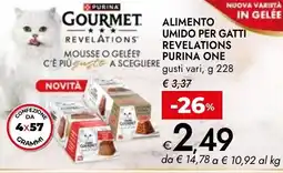 Bennet Alimento umido per gatti revelations PURINA ONE offerta