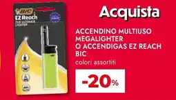 Bennet Accendino multiuso megalighter o accendigas ez reach BIC offerta