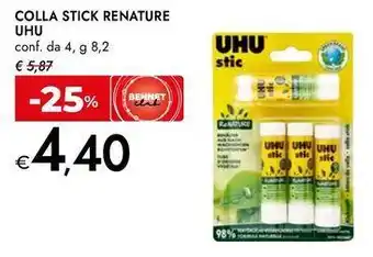 Bennet Colla stick renature UHU offerta