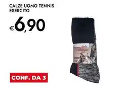 Bennet Calze uomo tennis esercito offerta