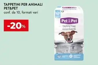 Bennet Tappetini per animali PET&PET offerta