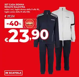 Bennet Set casa donna renato BALESTRA offerta