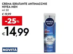 Bennet Crema idratante antimacchie NIVEA MEN offerta