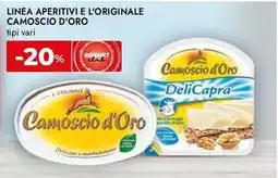 Bennet Linea aperitivi e l'originale CAMOSCIO D'ORO offerta