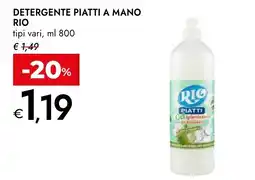 Bennet Detergente piatti a mano RIO offerta