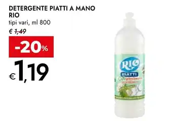 Bennet Detergente piatti a mano RIO offerta