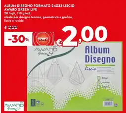 Bennet Album disegno formato 24x33 liscio AWARD GREEN LIFE offerta