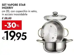 Bennet Set vapore star INOXRIV offerta