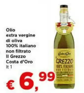 Metà Olio extra vergine di oliva 100% italiano non filtrato il grezzo offerta