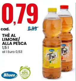 Eurospin Blues thè al limone/ alla pesca offerta