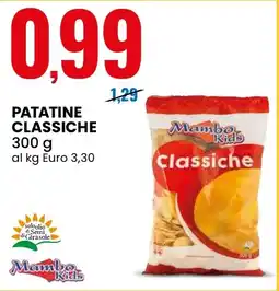 Eurospin Mambo kids patatine classiche offerta