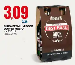 Eurospin Best bräu birra premium bock doppio malto offerta