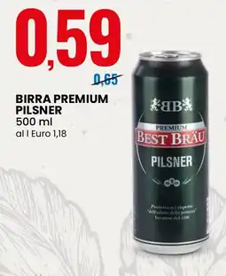 Eurospin Best bräu birra premium pilsner offerta