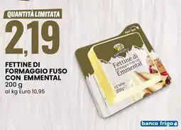 Eurospin Alpenspitz fettine di formaggio fuso con emmental offerta