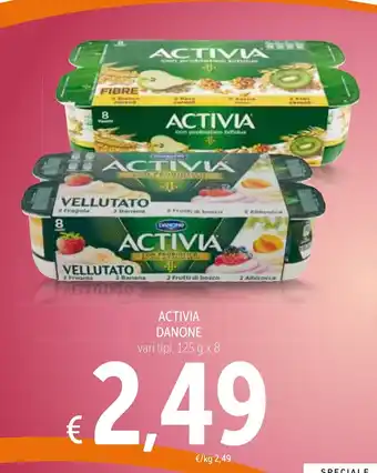Spazio Conad Activia Danone 125g x 8 offerta