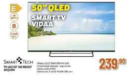 Ipercoop SMART TECH TV LED 50" HD READY 50QVOIV offerta
