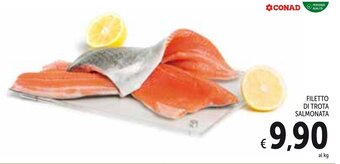 Spazio Conad Filetto Di Trota Salmonata offerta