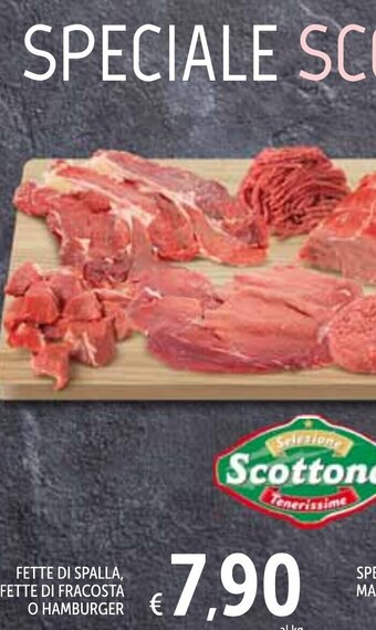 Spazio Conad Fette Di Spalla,Fette Di Fracosta O Hamburger offerta