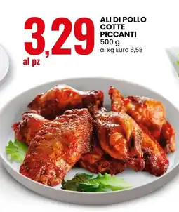 Eurospin Ali di pollo cotte piccanti offerta