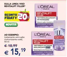 Esselunga L’Oréal Paris Revitalift Filler offerta